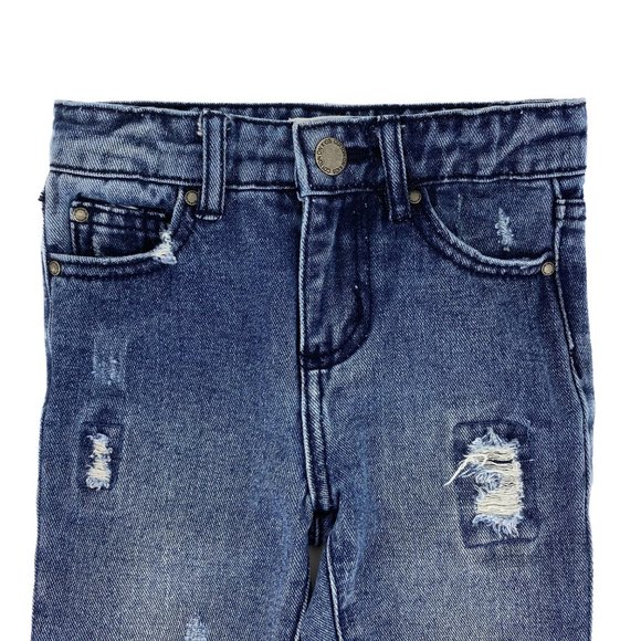 COTTON:ON KIDS Girls Toddler Distressed Denim Jeans Size 2 - Two Pair of Jeans - Picture 4 of 16